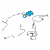 OEM Chrysler 200 CANISTER-Vapor Diagram - 5273421AF