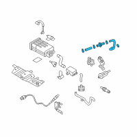OEM 2010 Hyundai Genesis Coupe Hose Assembly-PCV Diagram - 28931-2C400