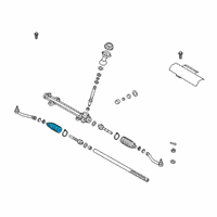 OEM 2021 Hyundai Santa Fe Bellows-Steering Gear Box Diagram - 56528-S2000