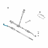 OEM Kia End Assembly-Tie Rod, RH Diagram - 56825M5000
