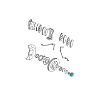 OEM 2007 Kia Sorento Cap-Wheel Bearing Adjust Diagram - 517463E000