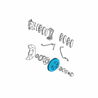 OEM 2004 Kia Sorento Disc-Brake, Front Diagram - 517123E400