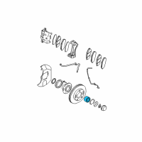 OEM 2004 Kia Sorento Front Wheel Bearing Diagram - 503103E102