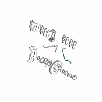 OEM 2008 Kia Sorento Sensor-Abs Front Wheel Diagram - 956713E300