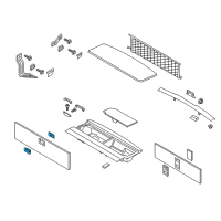 OEM 2019 Lincoln Navigator Handle Diagram - JL1Z-78454A16-BF