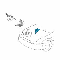 OEM Lexus ES300 Computer Assy, Skid Control Diagram - 89540-33090