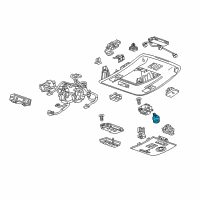 OEM 2018 Chevrolet Tahoe Switch Diagram - 22849598