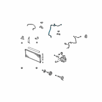 OEM 2007 Honda Fit Hose, Suction Diagram - 80311-SAA-Y01