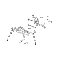 OEM 2005 Lexus GS300 Bolt, Differential Support Member Mounting, No.1 Diagram - 52285-30021