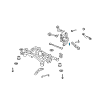 OEM 2008 Lexus LS460 Plate, Rear Suspension Toe Adjust, NO.2 Diagram - 48452-50020