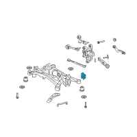 OEM 2016 Lexus LS460 Damper, Rear Suspension Member Diagram - 51249-50030