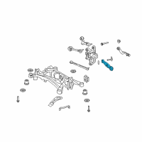 OEM 2013 Lexus LS600h Rear Suspension Control Arm Assembly, No.2 Diagram - 48730-50111