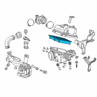 OEM 2015 Acura ILX Air Cleaner Element Assembly Diagram - 17220-R1A-A01