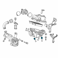 OEM Honda HR-V Rubber, Air Cleaner Mounting Diagram - 17212-R1A-A00