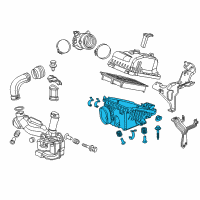 OEM 2015 Honda Civic Case Set, Air Cleaner Diagram - 17201-R1A-A01