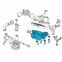 OEM 2013 Acura ILX Case Set, Air Cleaner Diagram - 17201-R1A-A01