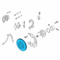 OEM 2019 Ford Escape Rotor Diagram - CV6Z-1125-F