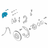 OEM 2012 Ford Focus Caliper Diagram - CV6Z-2B120-A