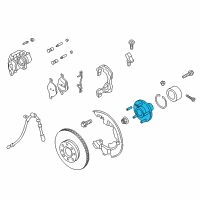 OEM 2015 Ford Focus Hub Diagram - CV6Z-1104-A