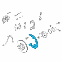 OEM 2014 Ford Focus Splash Shield Diagram - CV6Z-2K004-A