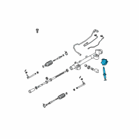 OEM 2009 Infiniti M35 Power Steering Gear Sub Assembly Diagram - 49210-EH11C