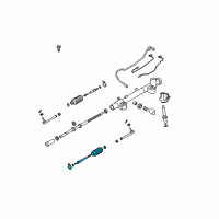 OEM 2007 Infiniti M35 Socket Kit-Tie Rod, INR Diagram - 48521-EG027