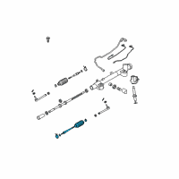 OEM 2009 Infiniti M45 Socket Kit-Tie Rod, INR Diagram - 48521-EG027