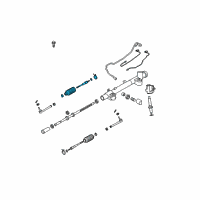 OEM 2008 Infiniti M45 Socket Kit-Tie Rod, INR Diagram - 48521-EG028