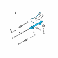 OEM Infiniti M45 Housing&Cylinder Power Steering Diagram - 49311-EH100