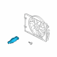 OEM 2009 Ford Taurus X Fan Relay Diagram - 8G1Z-8B658-A