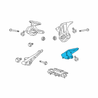 OEM 2007 Dodge Dakota Bracket-Engine Mount Diagram - 52013520AC