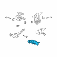 OEM 2006 Dodge Dakota Bracket-Transmission Mount Diagram - 52013583AC