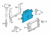 OEM 2021 Honda CR-V ELECTRONIC CONTROL U Diagram - 37820-5RD-A71