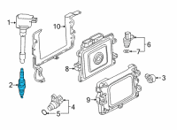 OEM Honda CR-V Spark Plug (Dilzkar7D11S) Diagram - 12290-6C1-A01