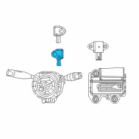 OEM 2016 Dodge Dart Sensor-Acceleration Diagram - 56038974AA