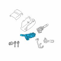 OEM 2013 Toyota Venza Headlamp Switch Diagram - 84140-0T081