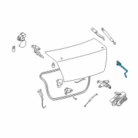 OEM 2011 Nissan Sentra Actuator-Trunk Opener Diagram - 84680-ET000