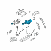 OEM 2012 BMW X5 Exchange-Turbo Charger Diagram - 11-65-7-646-092