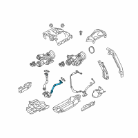 OEM 2016 BMW 650i xDrive Gran Coupe RETURN PIPE Diagram - 11-42-9-454-095