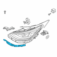 OEM 1992 Hyundai Elantra Screw-Headlamp Adjusting Diagram - 92153-28050