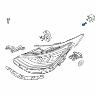 OEM Hyundai Scoupe Bulb-HEADLAMP/HALOGEN (12V 65 Diagram - 18642-21010