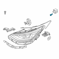 OEM 1992 Hyundai Elantra Bulb-HEADLAMP/HALOGEN (12V 65 Diagram - 18642-21010