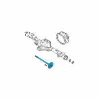 OEM Oldsmobile Bravada Rear Axle Drive Shaft (Lh) Diagram - 19133412