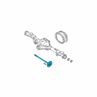 OEM 2002 Chevrolet Trailblazer EXT Rear Axle Drive Shaft (Lh) Diagram - 19133412