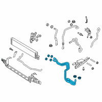 OEM Ford Transit Connect Cooler Pipe Diagram - KV6Z-7R081-A