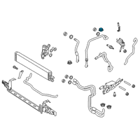 OEM Ford Inlet Tube Clamp Diagram - JX6Z-7C107-A