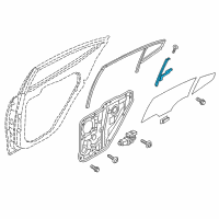 OEM 2020 Hyundai Elantra Channel Assembly-Rear Door Division Diagram - 83510-F2000