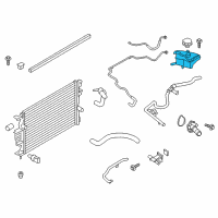 OEM 2020 Lincoln MKZ Reservoir Tank Diagram - HG9Z-8A080-B