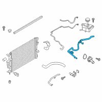 OEM 2014 Ford Fusion Inlet Hose Diagram - DG9Z-18472-AA