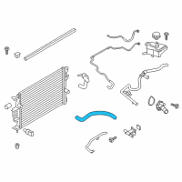 OEM 2018 Ford Fusion Upper Hose Diagram - DG9Z-8260-DB